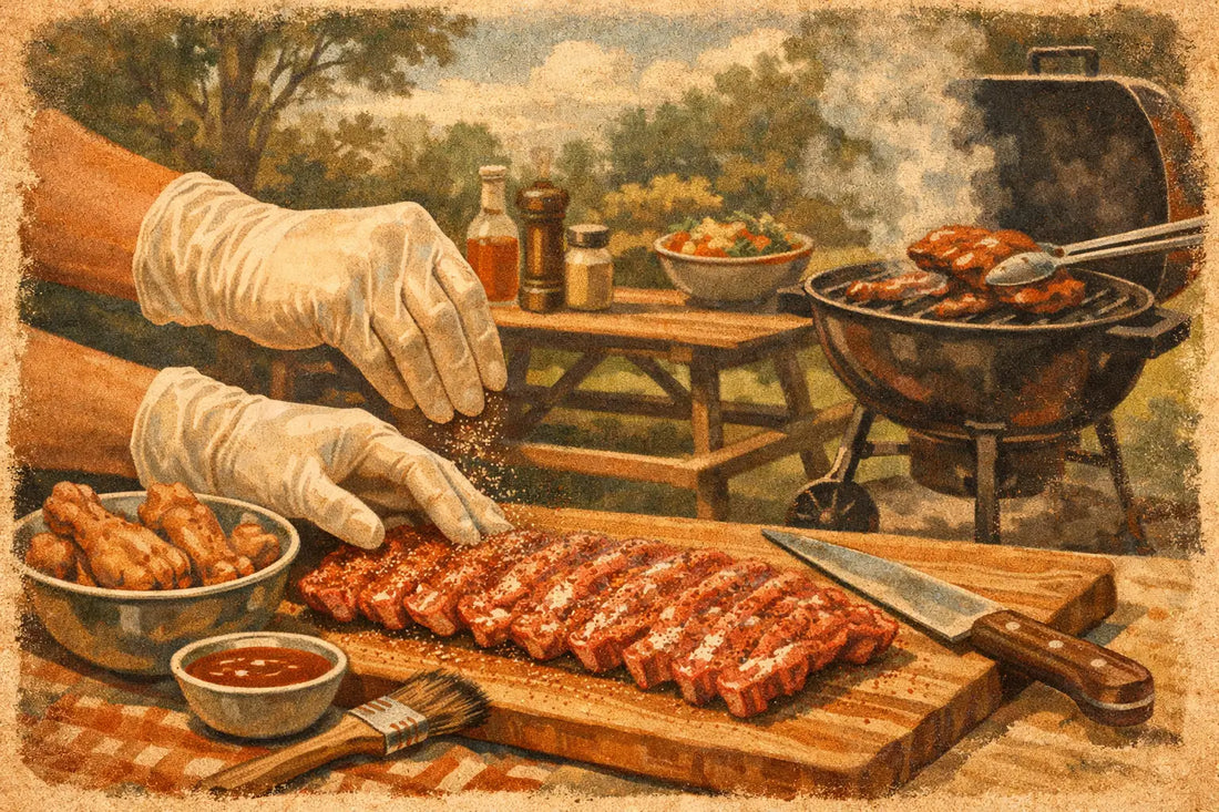 Disposable Gloves for BBQ Prep That Hold Up